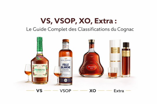 Guide des classifications cognac : VS, VSOP, XO et Extra expliqués